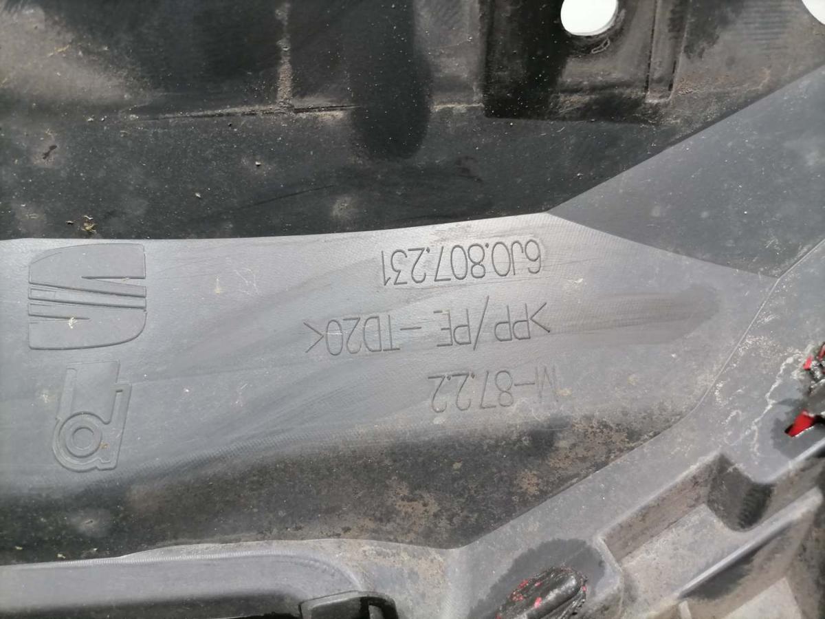 Seat Ibiza 6J original Sto&szlig;stange Sto&szlig;f&auml;nger vorn LS3H Emocion Vorfacelift BJ09